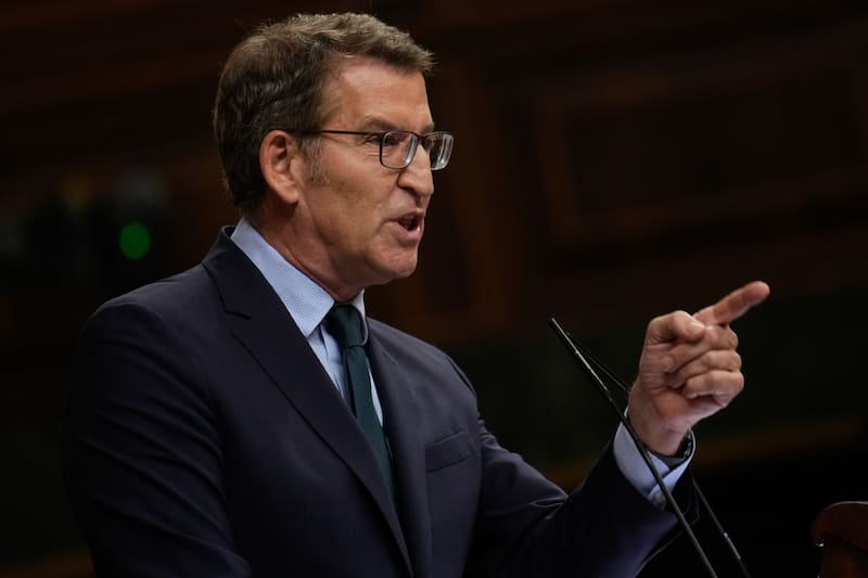 El presidente del Partido Popular, Alberto Núñez Feijóo. Imagen: archivo.