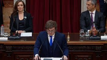 El presidente Javier Milei inaugura el período de sesiones ordinarias en el Congreso