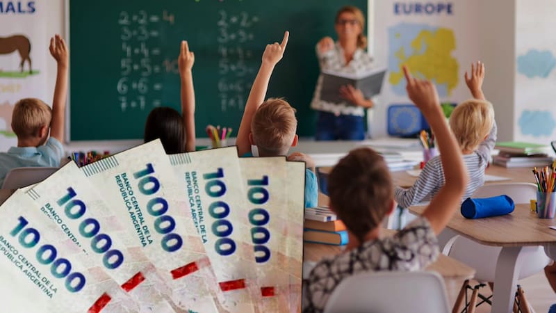 El programa de vouchers educativos fue lanzado en 2024 y se prorrogó para 2025 debido a su impacto positivo (Fuente: Archivo).