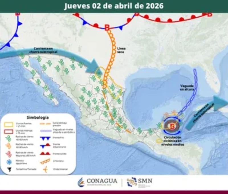 El pronóstico del tiempo para el jueves 2 de abril. (Foto: Archivo)