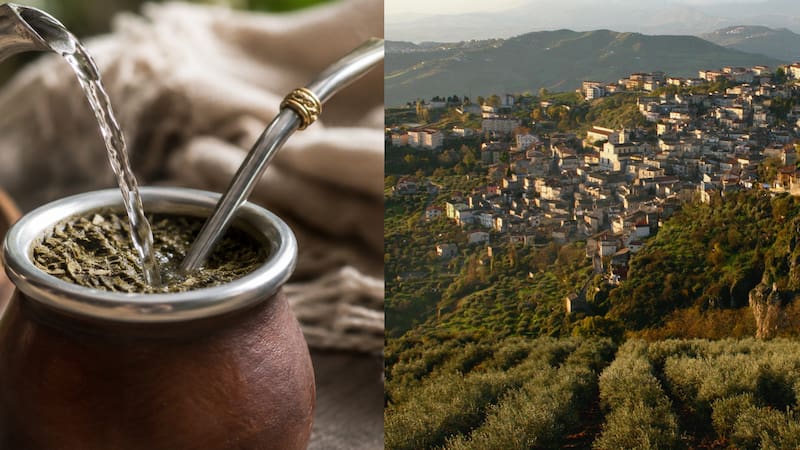 El pueblo de Italia donde toman mate.