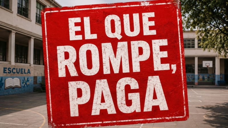 “El que rompe, paga”: la nueva medida que cambia las reglas en las escuelas de la Ciudad de Buenos Aires