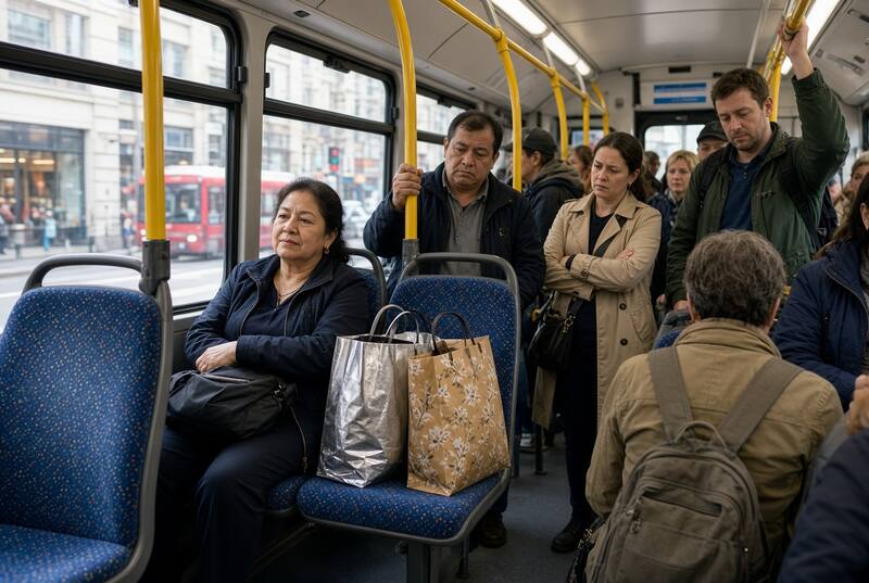 Esto está prohbido en el transporte público de CDMX.