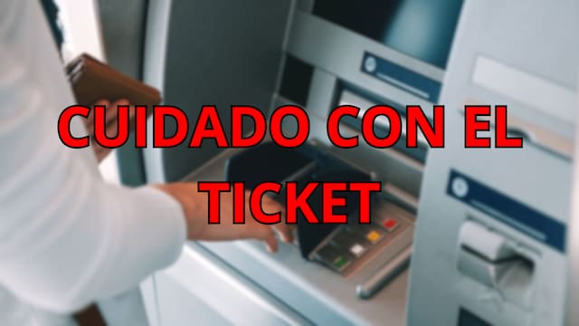 Precaución total: no imprimas los comprobantes en el cajero automático o pondrás en riesgo tus datos bancarios