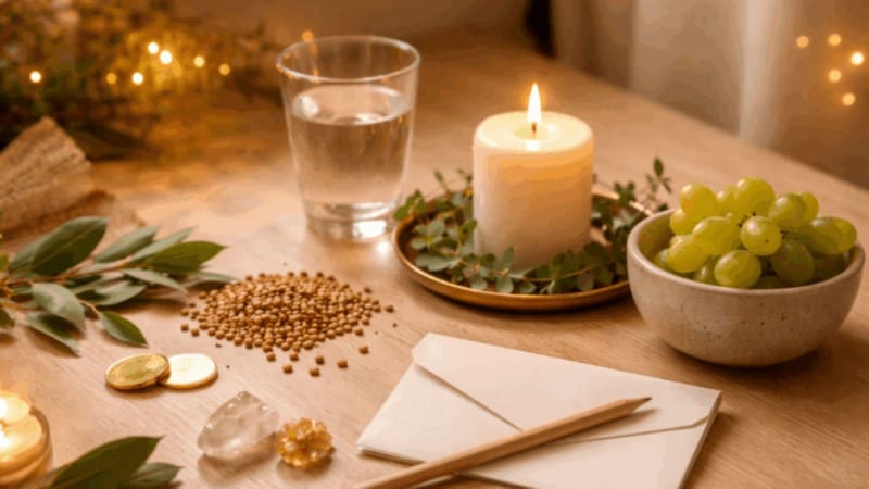 El ritual de Año Nuevo para atraer el amor y conseguir pareja en 2026. Foto: Copilot IA