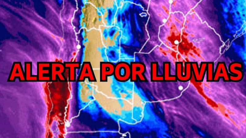 El Servicio Meteorológico Nacional anticipa un fin de semana con lluvias de fuertes a intensas en distintas regiones del país, acompañadas de actividad eléctrica, posible granizo y rachas de viento.