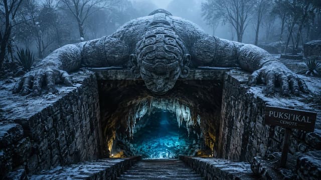 Así es el poderoso gigante al mejor estilo de La Odisea que resguarda un lugar sagrado en esta zona de México
