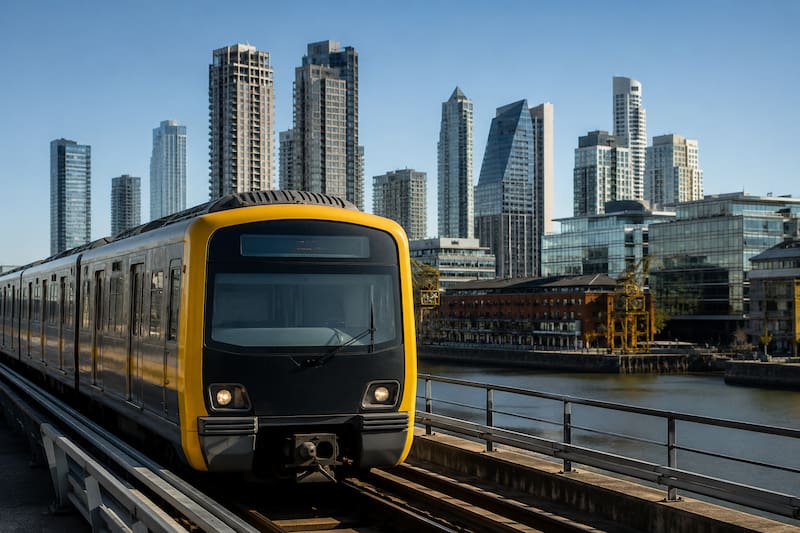 El subte podría llegar a Puerto Madero y Aeroparque.