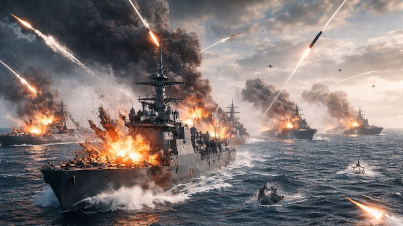 El terror de la Segunda Guerra Mundial está de regreso y tiene nuevos misiles para destruir a una flota entera
Fuente: IA