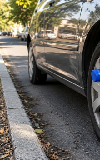 Qué significa encontrar una botella en la rueda del coche y por qué recomiendan saber cómo actuar