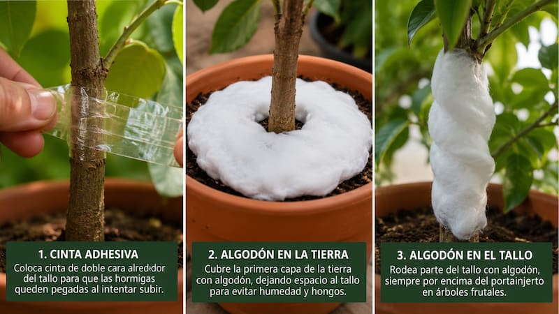 Así de fácil puedes evitar que las hormigas se coman tu planta.