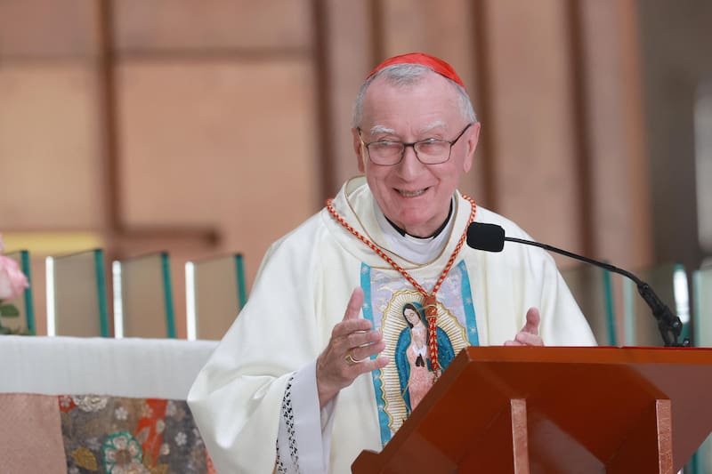 MEX9711. CIUDAD DE MÉXICO (MÉXICO), 05/08/2026.- El secretario de Estado del Vaticano, Pietro Parolin, oficia una misa este miércoles, en la Basilica de Guadalupe de Ciudad de México (México). EFE/Mario Guzmán