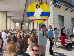 Elecciones presidenciales 2026 | Largas filas y demoras dejaron sin votar a colombianos en el exterior durante la primera jornada