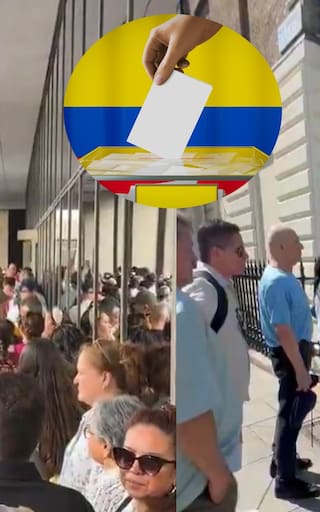 Elecciones presidenciales 2026 | Largas filas y demoras dejaron sin votar a colombianos en el exterior durante la primera jornada