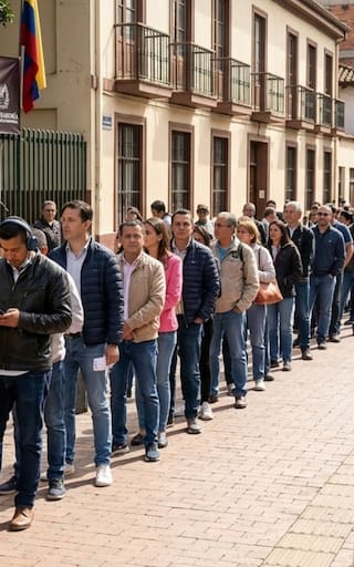 Elecciones en Colombia 2026: ¿qué sucede con los votantes que continúen en la fila después de las 4 de la tarde?
