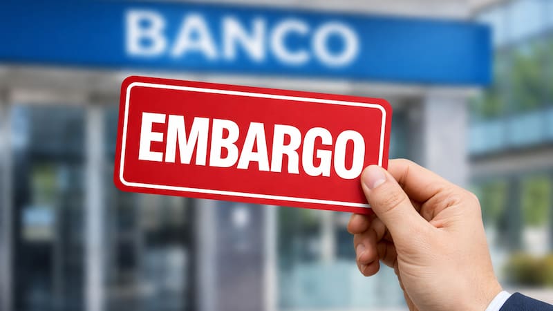 Embargo de cuenta bancaria sin orden judicial