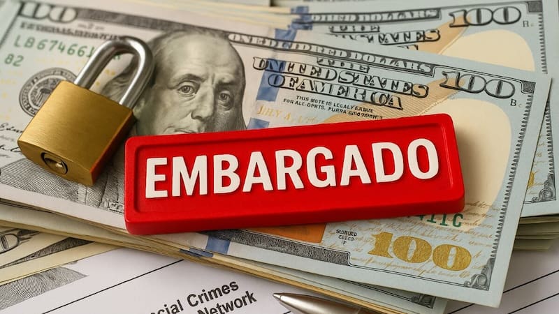 El Gobierno de Estados Unidos cuenta con amplias facultades legales para embargar propiedades y congelar cuentas bancarias cuando los residentes no cumplen con las normas estrictas impuestas por las autoridades.