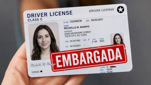 Es un hecho: el Gobierno embargará las licencias de conducir de las personas que no presenten este papel