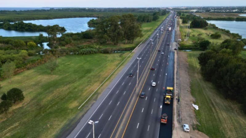 Empezó la ampliación de la autopista más transitada de Buenos Aires: construirán un nuevo carril. Foto: Provincia de Buenos Aires