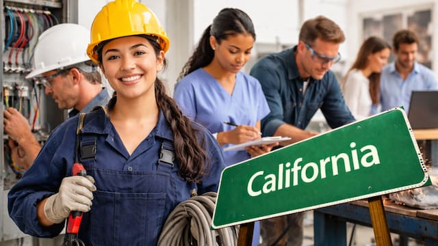 California anunció la mejor noticia: Newsom lanza un programa para capacitar a 55,000 personas y ayudarlas a conseguir trabajo: quiénes acceden