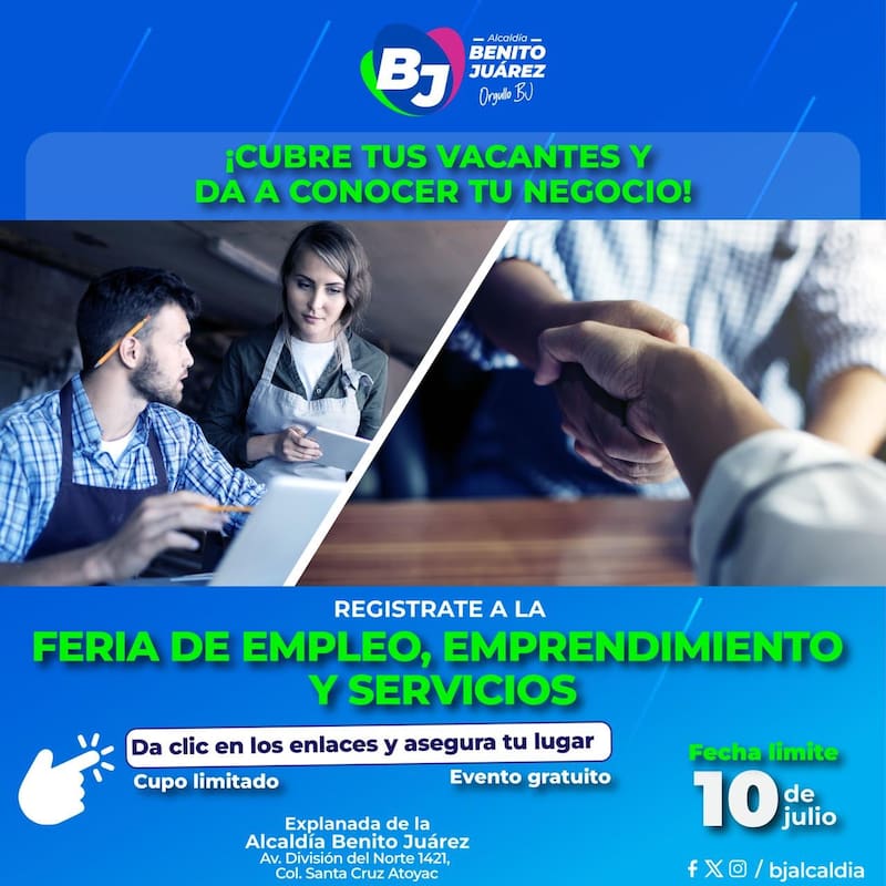 Fecha límite 10 de julio.