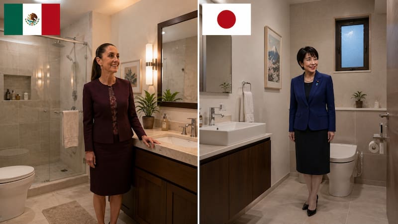 En México es común usar el mismo espacio para bañarse y ducharse, pero en Japón primero se limpia el cuerpo y después se entra a la tina.