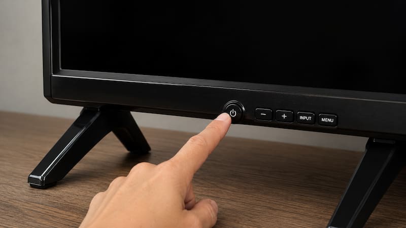 Mantener presionado el botón de encendido del televisor durante unos segundos: para qué sirve y cuándo conviene hacerlo.