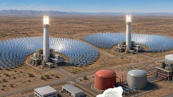 La CFE construirá tres megatorres termosolares jamás vistas en México para llevar luz a dos municipios de Baja California Sur