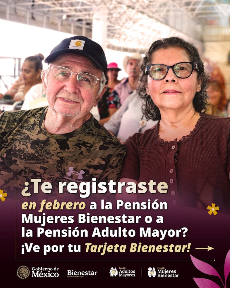 Recibirás tu Tarjeta Bienestar del 20 al 25 de abril. Te enviaremos un SMS con el día, la hora y el lugar.