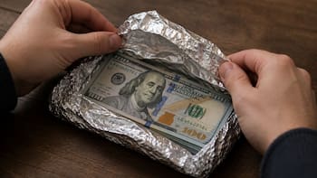 Envolver el dinero en efectivo en papel aluminio: para qué sirve y por qué recomiendan hacerlo