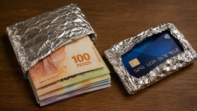 Envolver el dinero y la tarjeta en aluminio: para qué sirve y por qué lo recomiendan