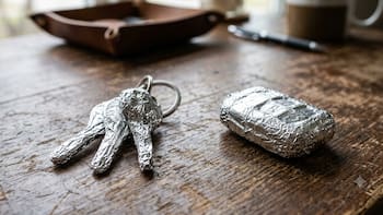 Envolver la cartera y las llaves en papel de aluminio: para qué sirve y por qué se recomienda
