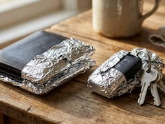 Envolver la billetera y las llaves del auto en papel de aluminio: para qué sirve y por qué se recomienda