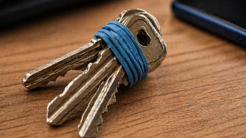 Envolver las llaves con bandas elásticas | Por qué recomiendan hacerlo y para qué sirve