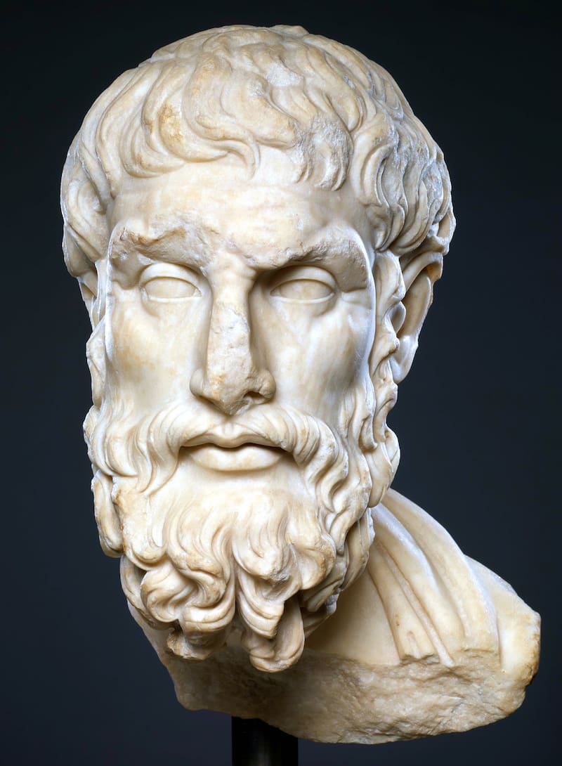Epicuro, filósofo griego.