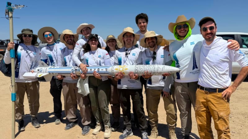 El equipo ITBA Rocketry Team que representará al país en Estados Unidos. Foto: Agencia NA (ITBA)