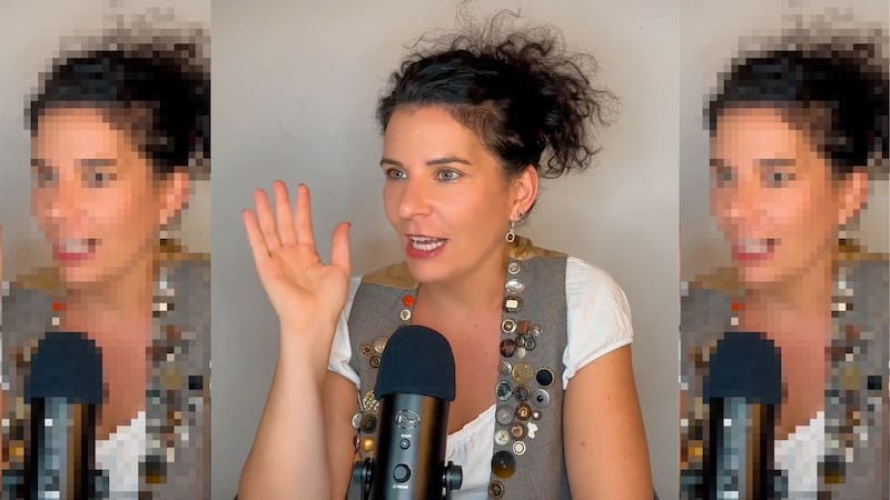 Erika Di Martino, madre italiana de 5 hijos. (Fuente: YouTube)