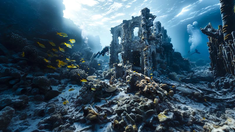 El descubrimiento del siglo: encuentran una metrópolis como Atlantis en lo profundo de un lago.