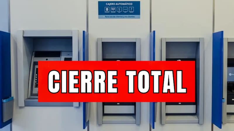 Los bancos no abrirán el próximo lunes.