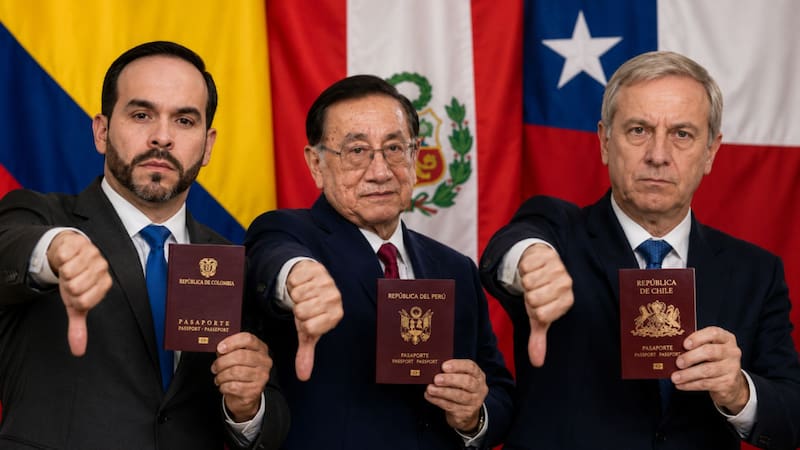 Es oficial | Colombia, Chile y Perú prohíben la salida e ingreso del país a quienes hayan postergado este trámite con su pasaporte