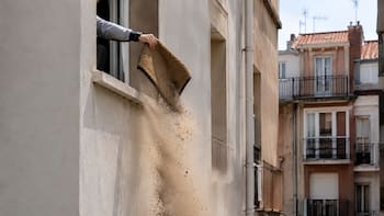 Es oficial | Los ayuntamientos podrán multar con hasta 3000 euros a los vecinos que sacudan el felpudo por la ventana