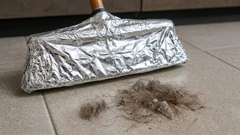 Poner papel aluminio en la escoba antes de barrer: para qué sirve y por qué recomiendan hacerlo