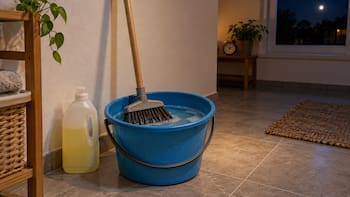 Poner detergente en la escoba durante toda la noche: para qué sirve y por qué recomiendan hacerlo