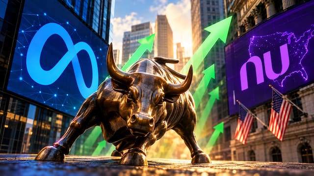Meta y Nubank van por nuevos negocios: cuánto podrían subir sus acciones, según Wall Street