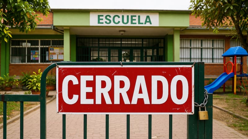 Suspensión de clases por paro nacional de maestros