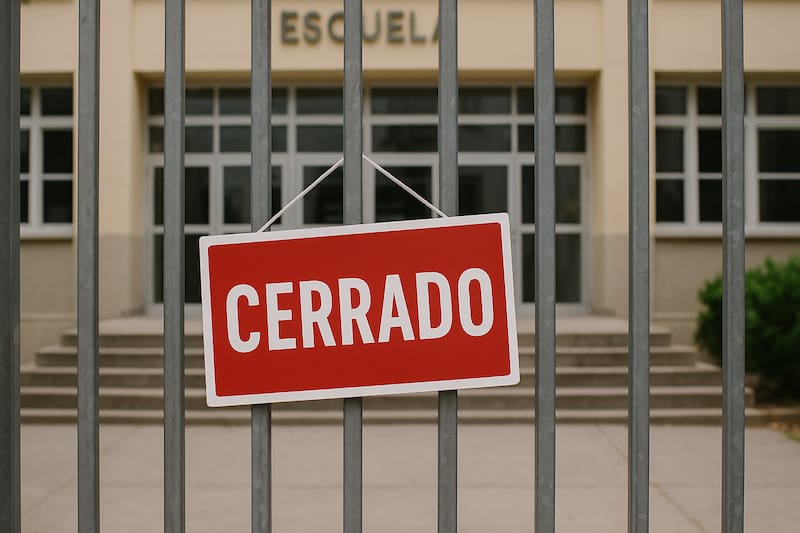 Educación confirmó el cierre de todas las escuelas para el lunes 17: no habrá clases en preescolar, primaria ni secundaria. (Imagen: Archivo).