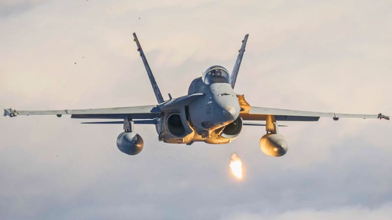 España equipó su avión de combate con una potente tecnología del ejército más temido de la Segunda Guerra Mundial. Foto: EFE