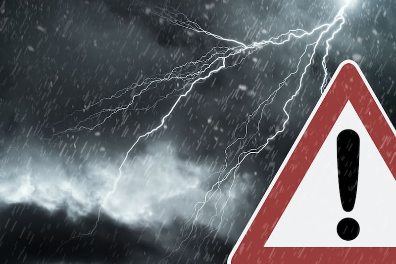 Se aproxima el diluvio del año: 48 horas de tormentas con granizo y fuertes lluvias con ráfagas de viento. (Fuente: Shutterstock).