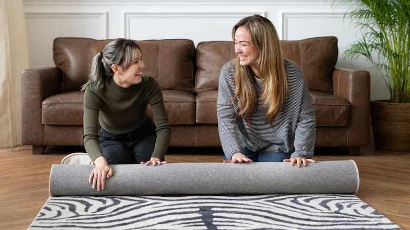 Una buena combinación de texturas, cortinas largas y alfombras puede cambiar por completo la apariencia de la casa sin elevar el presupuesto.