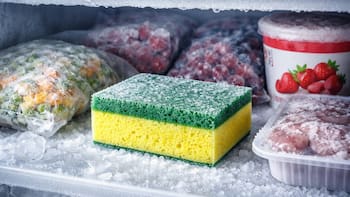 Congelar esponjas: para qué sirve y por qué cada vez más personas implementan este truco